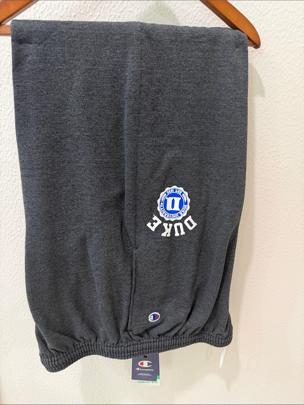 Champion Dark Gray Duke Logo Sweatpants